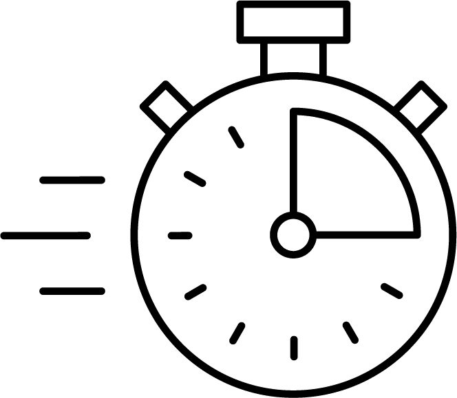 Simple black silhouette of a cat