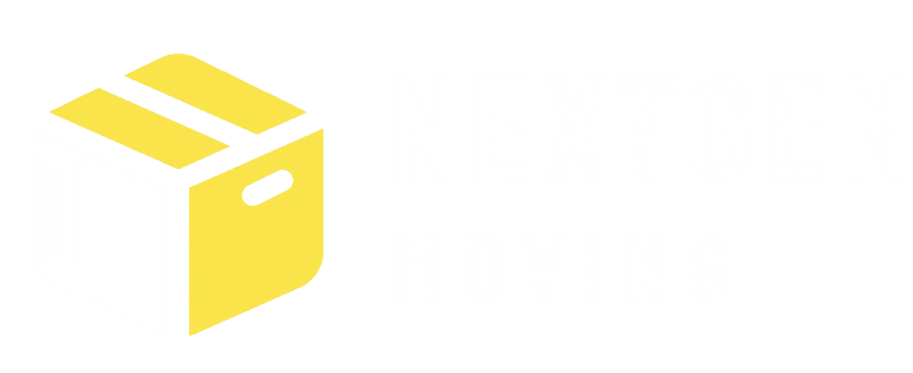 Yellow box logo for moving company