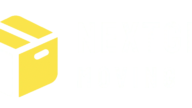 Yellow box logo for moving company