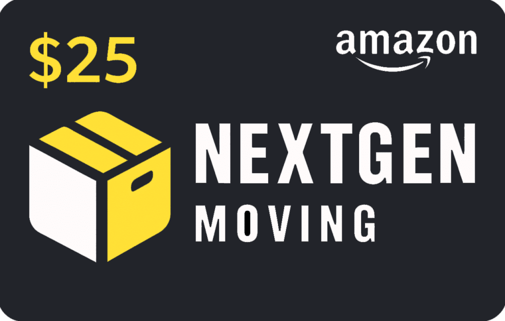 $25 NextGen Moving Amazon gift card